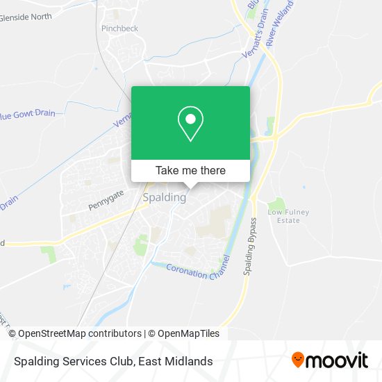 Spalding Services Club map