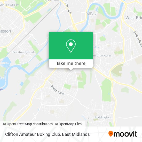 Clifton Amateur Boxing Club map