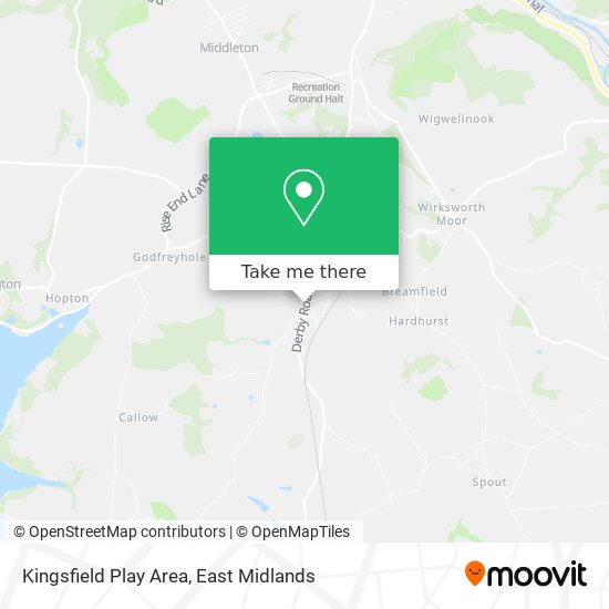 Kingsfield Play Area map