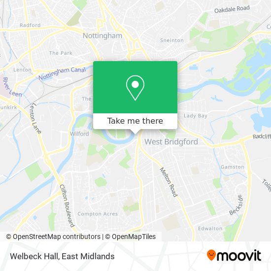 Welbeck Hall map