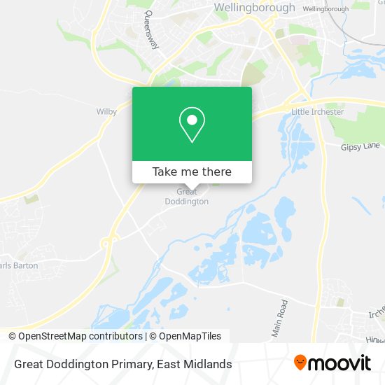 Great Doddington Primary map