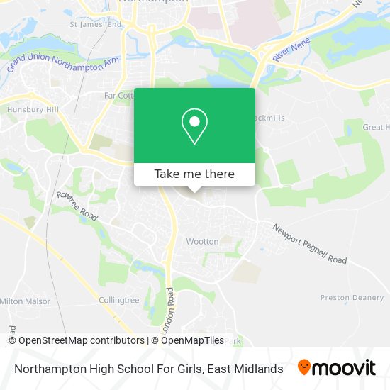 Northampton High School For Girls map