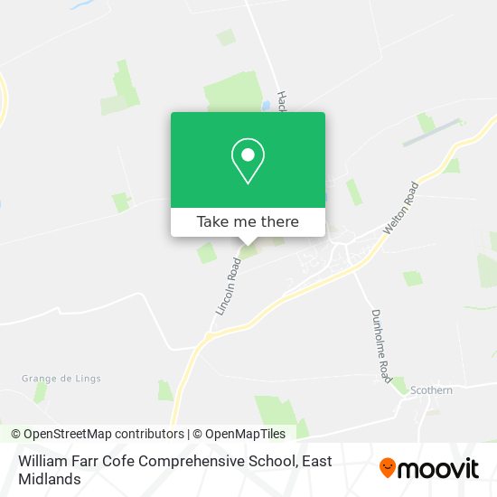 William Farr Cofe Comprehensive School map