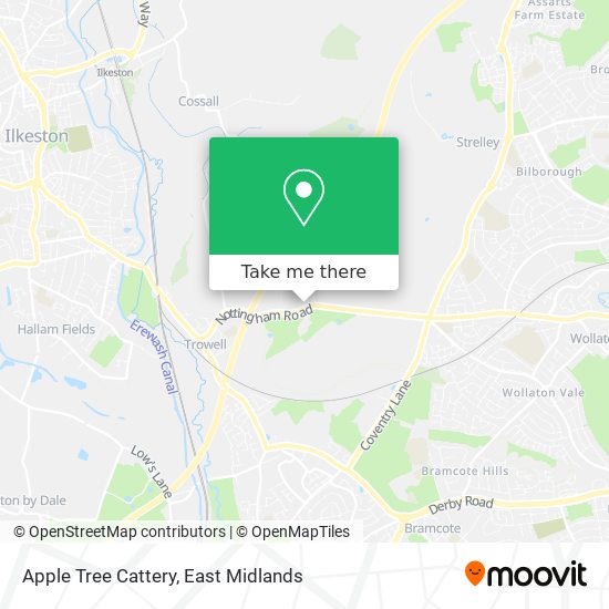 Apple Tree Cattery map