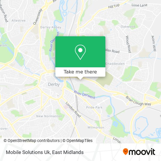 Mobile Solutions Uk map
