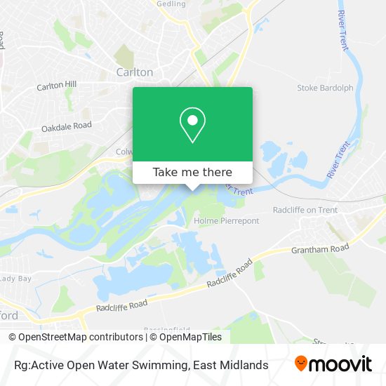 Rg:Active Open Water Swimming map