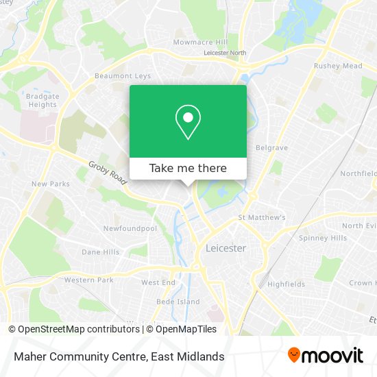 Maher Community Centre map