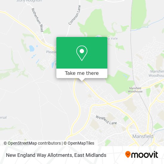 New England Way Allotments map