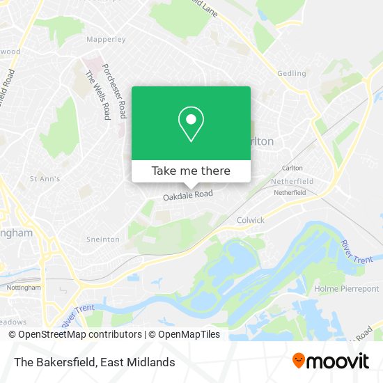 The Bakersfield map