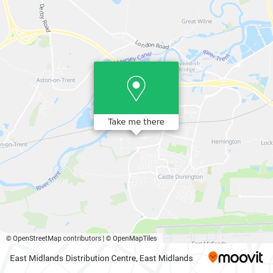 East Midlands Distribution Centre map