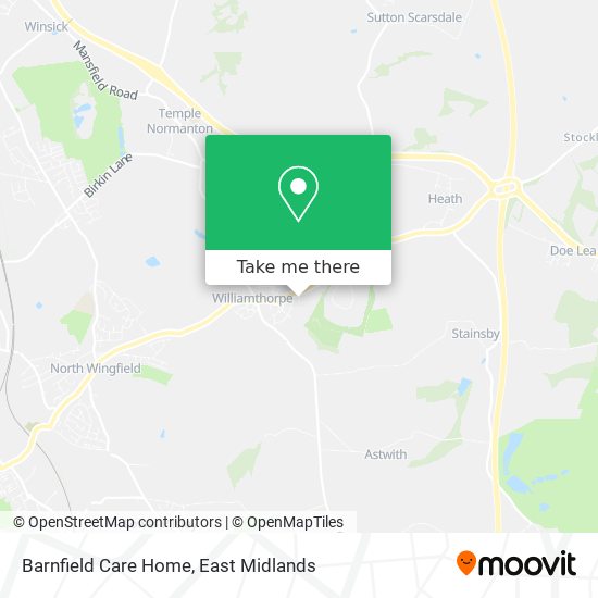 Barnfield Care Home map