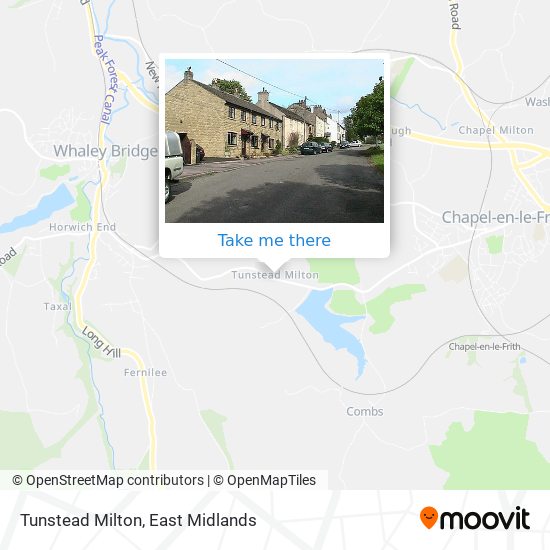 Tunstead Milton map