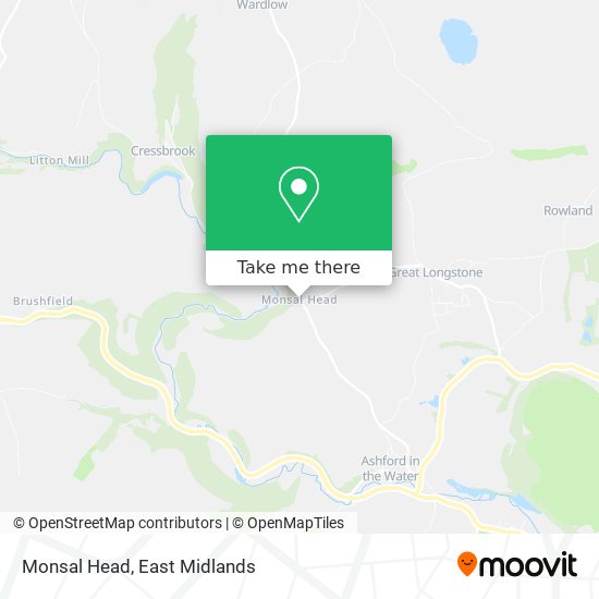 Monsal Head map