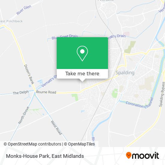 Monks-House Park map