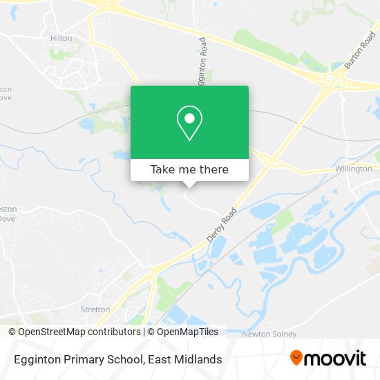 Egginton Primary School map