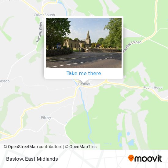 Baslow map