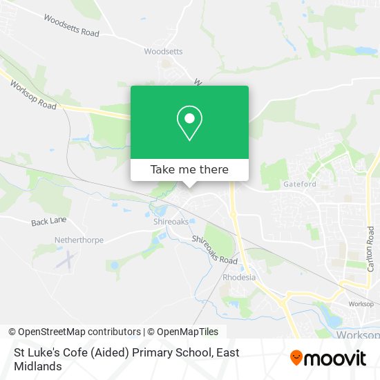 St Luke's Cofe (Aided) Primary School map