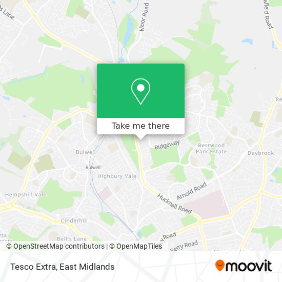 Tesco Extra map