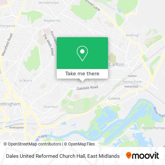 Dales United Reformed Church Hall map