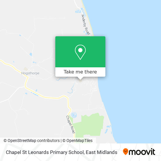 Chapel St Leonards Primary School map