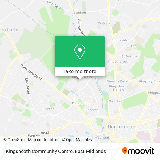 Kingsheath Community Centre map