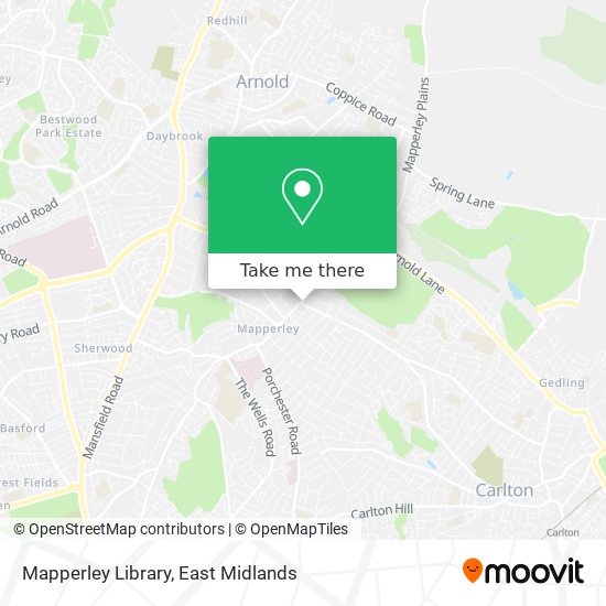 Mapperley Library map