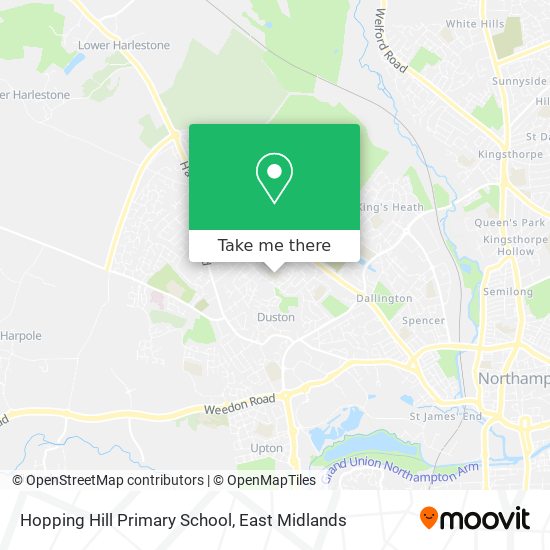 Hopping Hill Primary School map