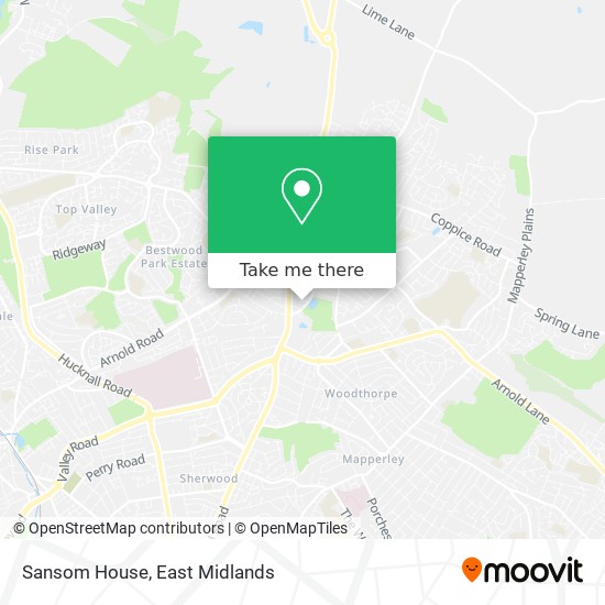 Sansom House map