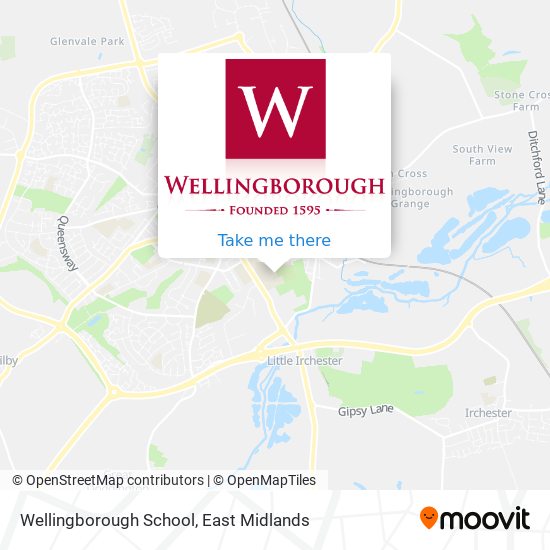 Wellingborough School map