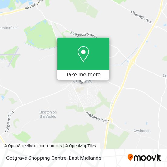 Cotgrave Shopping Centre map