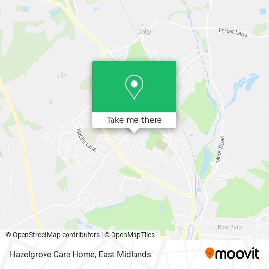 Hazelgrove Care Home map