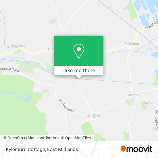 Kylemore Cottage map