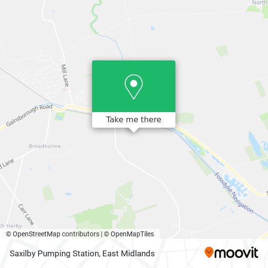 Saxilby Pumping Station map