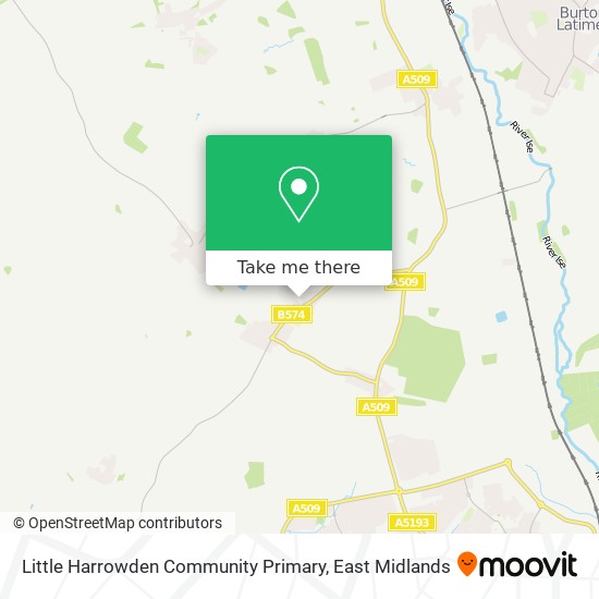 Little Harrowden Community Primary map