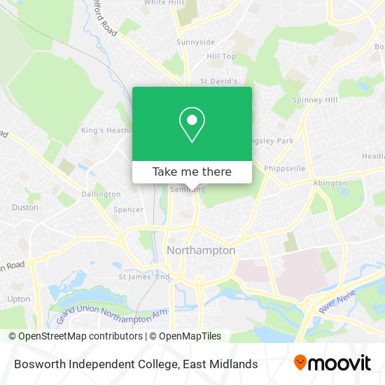Bosworth Independent College map