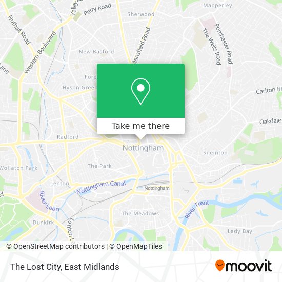 The Lost City map