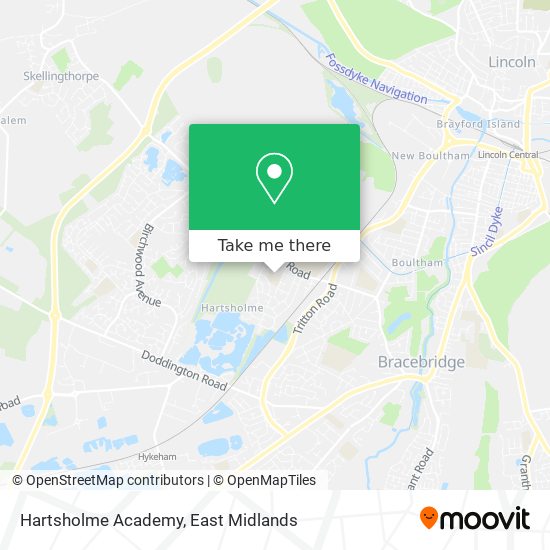 Hartsholme Academy map