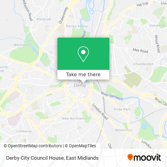 Derby City Council House map