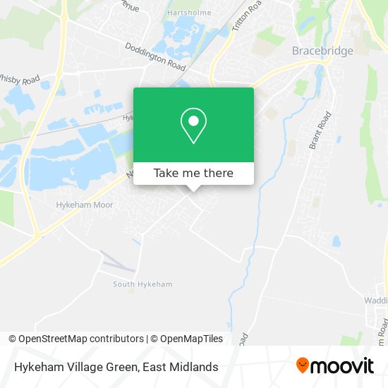 Hykeham Village Green map