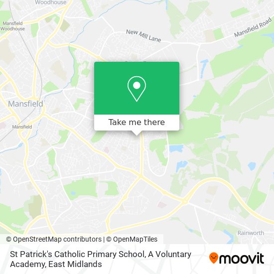 St Patrick's Catholic Primary School, A Voluntary Academy map