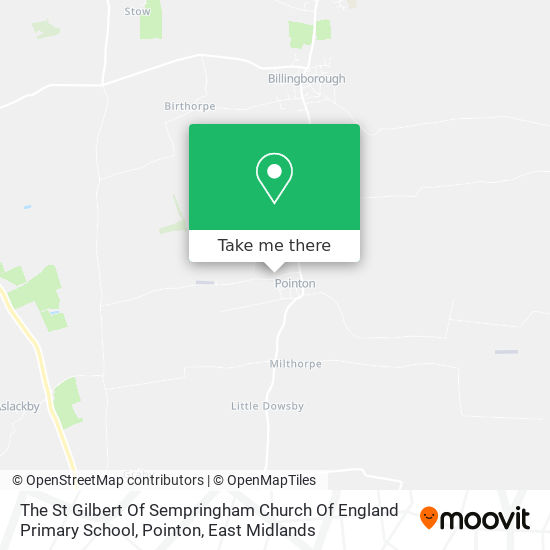 The St Gilbert Of Sempringham Church Of England Primary School, Pointon map
