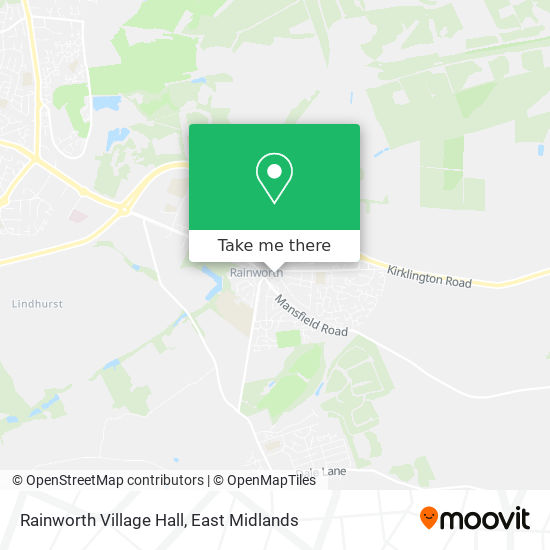Rainworth Village Hall map