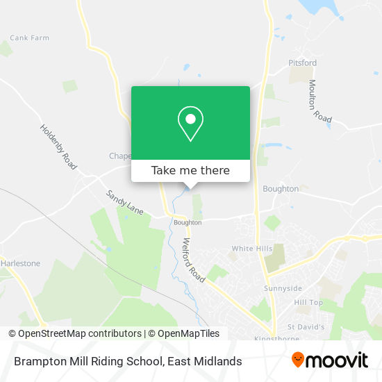 Brampton Mill Riding School map