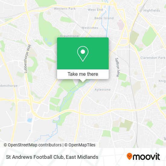St Andrews Football Club map
