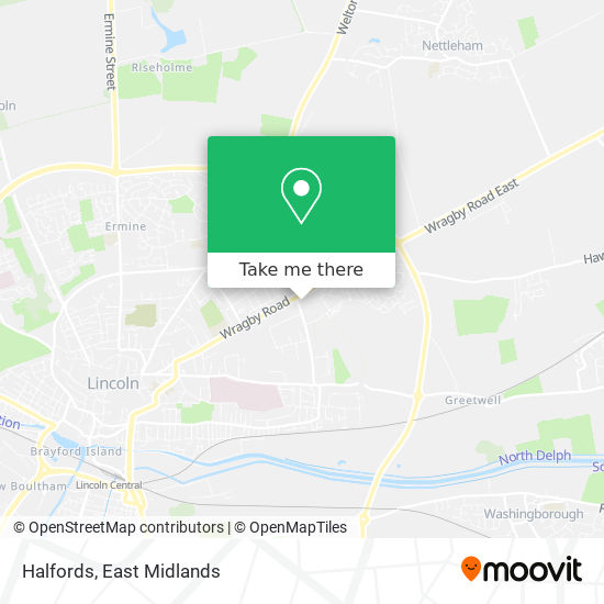 Halfords map