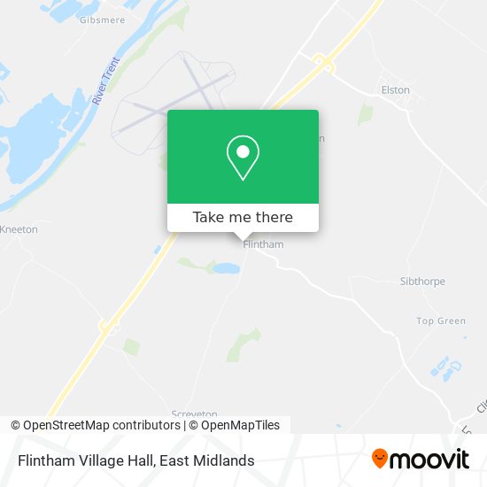 Flintham Village Hall map