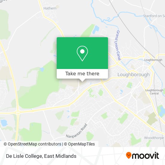 De Lisle College map