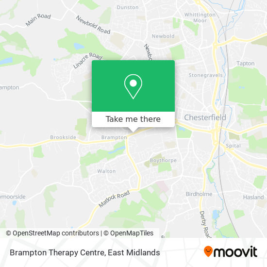 Brampton Therapy Centre map