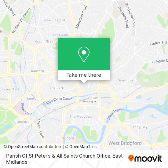 Parish Of St Peter's & All Saints Church Office map