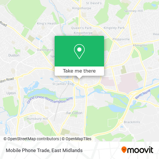 Mobile Phone Trade map